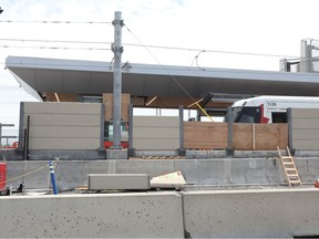Construction continues on the LRT east extension in Ottawa