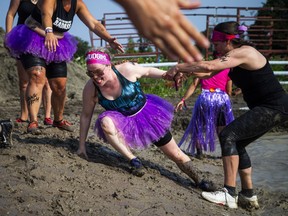 MUDGIRL brought their entry-level obstacle course 5K run to Wesley Clover Park.