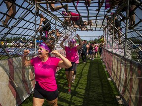 MUDGIRL brought their entry-level obstacle course 5K run to Wesley Clover Park.