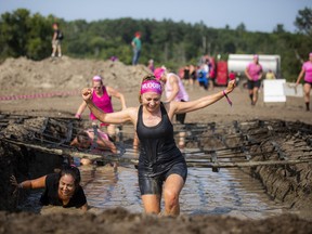 MUDGIRL brought their entry-level obstacle course 5K run to Wesley Clover Park.