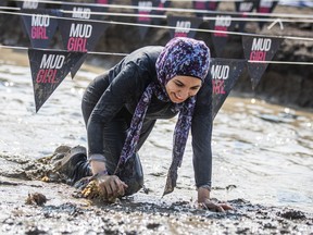 MUDGIRL brought their entry-level obstacle course 5K run to Wesley Clover Park.