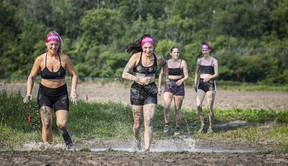 MUDGIRL brought their entry-level obstacle course 5K run to Wesley Clover Park.