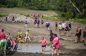 MUDGIRL brought their entry-level obstacle course 5K run to Wesley Clover Park.