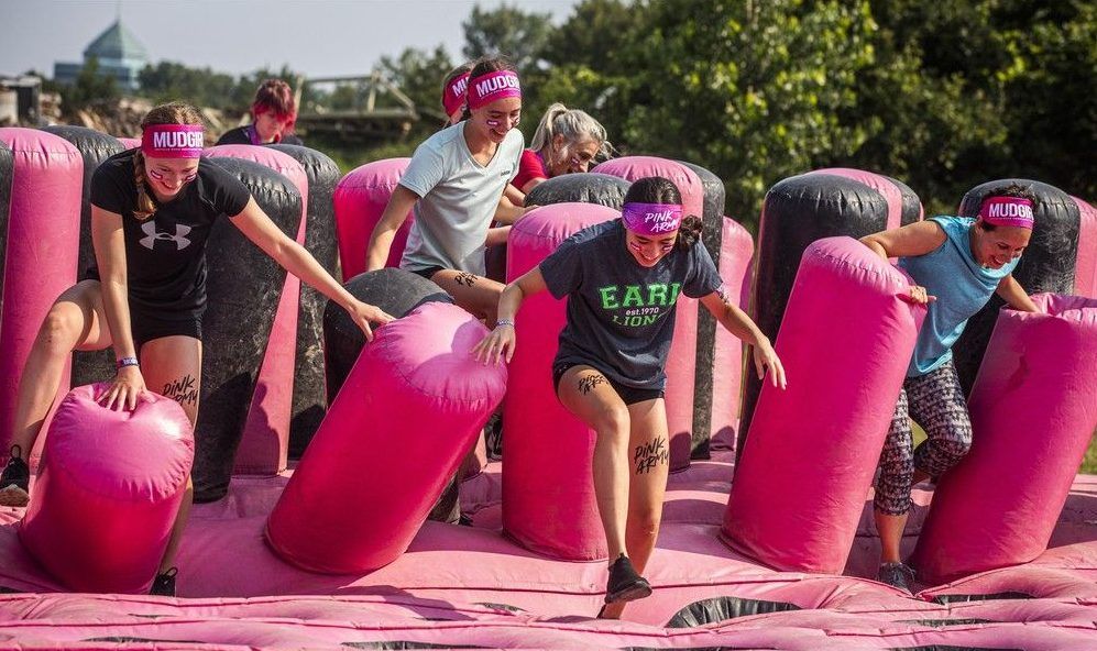 MUDGIRL brought their entry-level obstacle course 5K run to Wesley Clover Park.