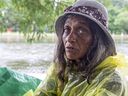 Frances DeSilva has been living in a canoe on the Rideau Canal since late May.