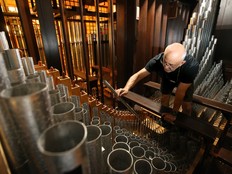 Church organ repairman Sylvain Brisson is the only one of his kind in all of eastern Ontario, servicing and tuning organs at well over a hundred churches in the region - some dating back to the 1800s.
