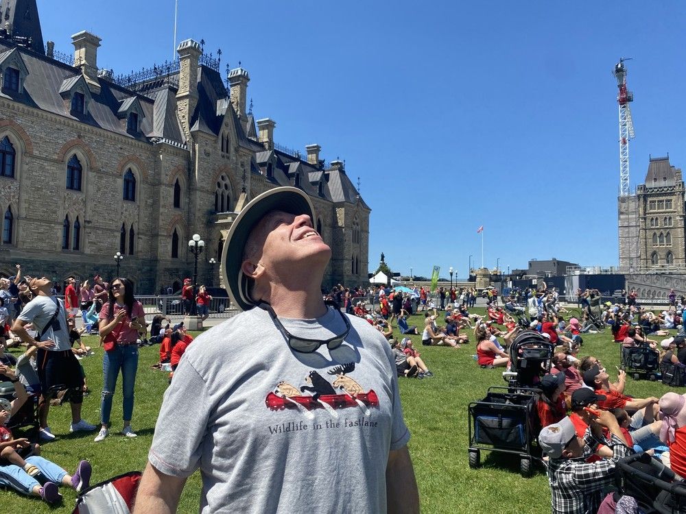 Eric Armstrong, a history enthusiast with a particular interest in military aircraft in the Second World War, was among those eagerly anticipating the Canada Day flyover.