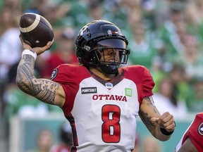 Ottawa Redblacks quarterback Jeremiah Masoli