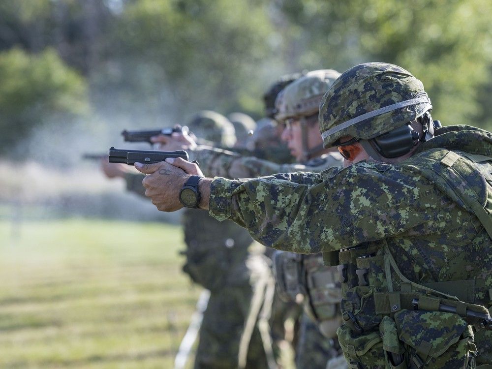 Canadian military Second World War pistols slated for destruction will instead be sent to Ukraine