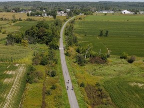 A section of the Prescott-Russell Recreational Trail