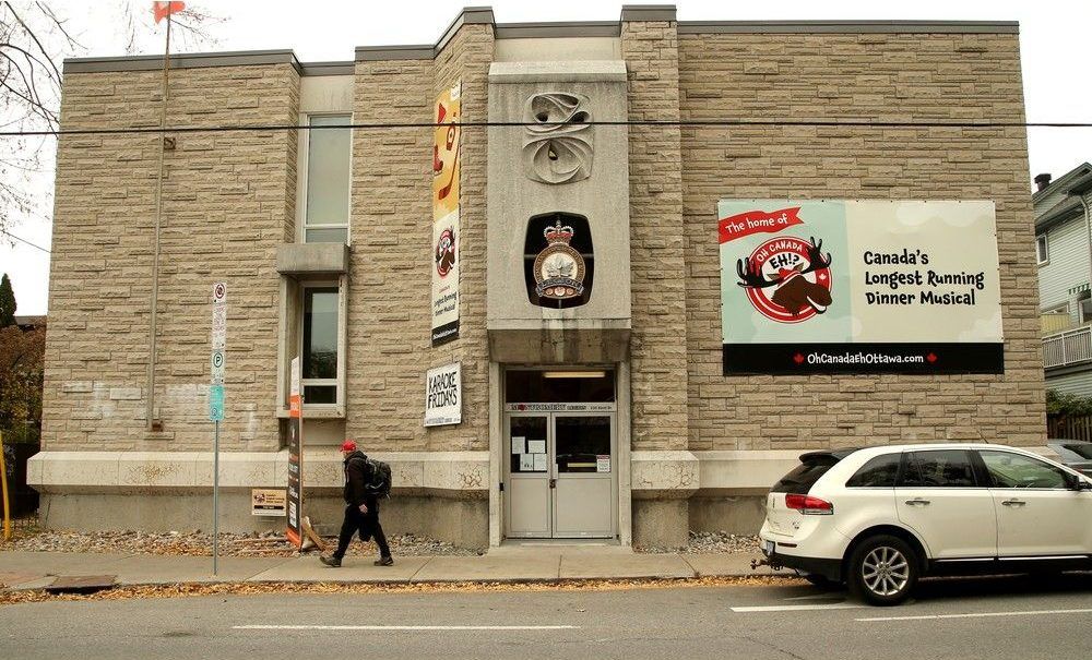 The outside of the Royal Canadian Legion, Montgomery Branch. The outside of the Royal Canadian Legion, Montgomery Branch.