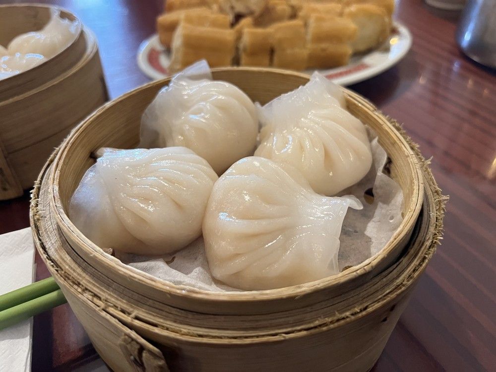  har gow dumplings at cafe orient.