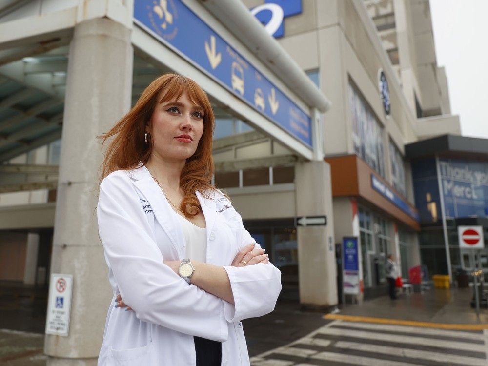  dr. marisa azad poses for a photo at the ottawa general hospital in ottawa tuesday. marisa is trying to get ready to begin a phage therapy program at the hospital. tony caldwell, postmedia.