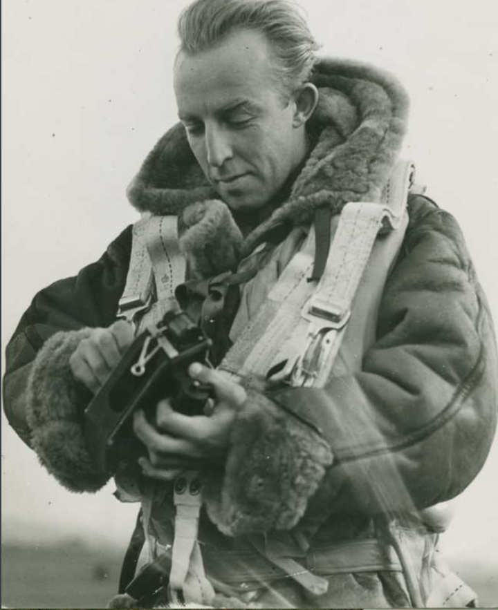 William Baldwin had completed a full tour of duty flying Second World War bombing missions, but still signed up for another tour of duty after an extended leave. William Baldwin had completed a full tour of duty flying Second World War bombing missions, but still signed up for another tour of duty after an extended leave.