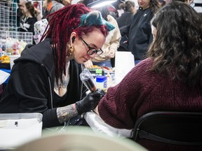 Tattooing at Ottawa Comiccon