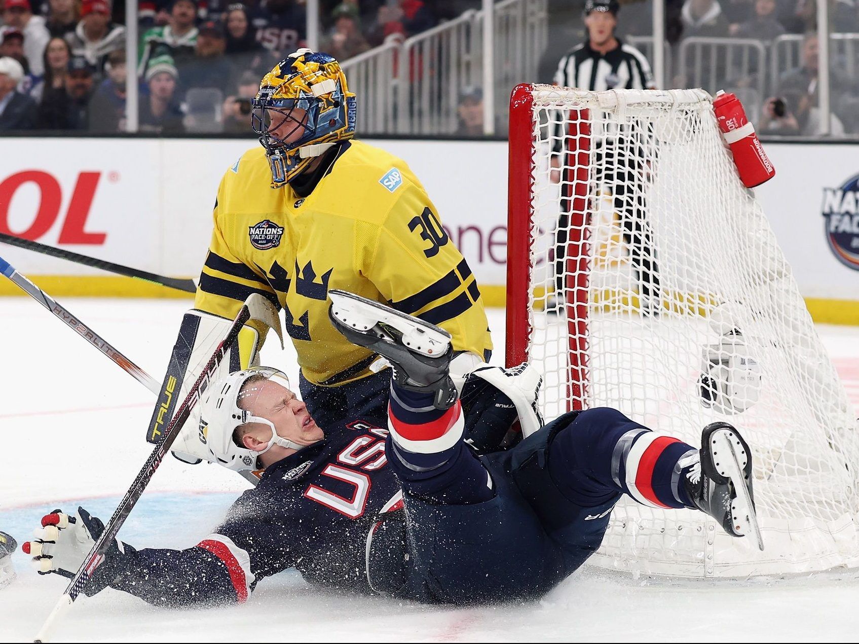 Senators’ captain Brady Tkachuk leaves Team USA game with injury