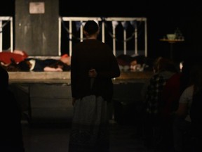 Margaret played by Rachel Trudeau and ensemble during Sir Wilfrid Laurier's production of Carrie