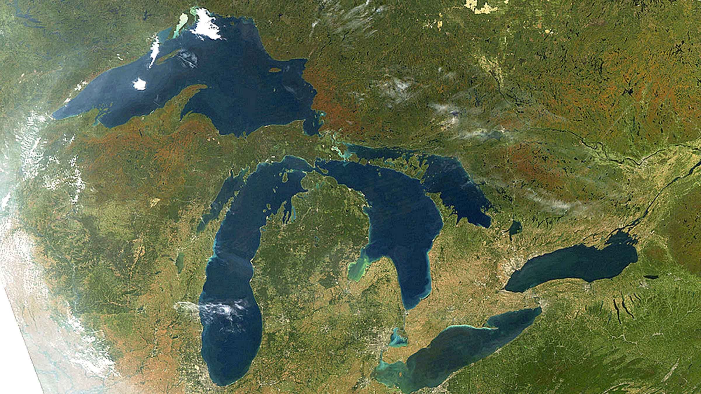 The Great Lakes, four of which are shared between Canada and the United States, are a natural wonder visible from outer space and together account for about 20 per cent of the planet’s freshwater reserves.