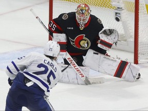 Ottawa Senators goaltender Linus Ullmark
