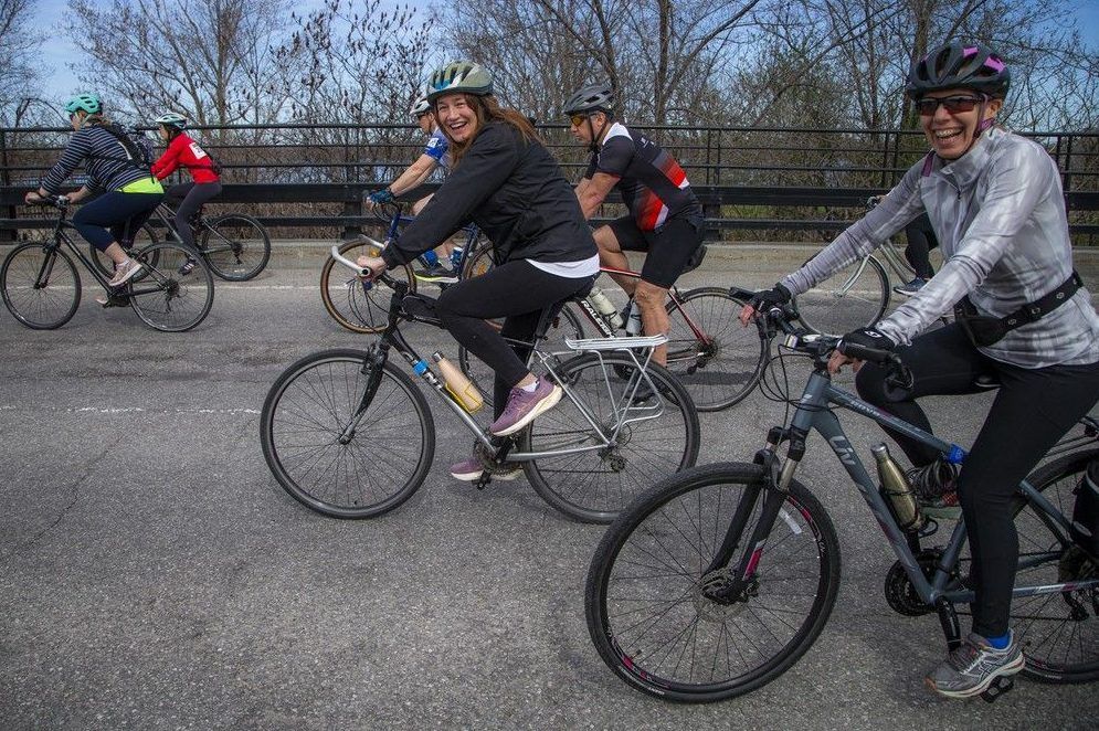  Janet Wilson rode the 15K on Sunday in honour of her late son, giving back to CHEO in gratitude for the care he received during his cancer battle.