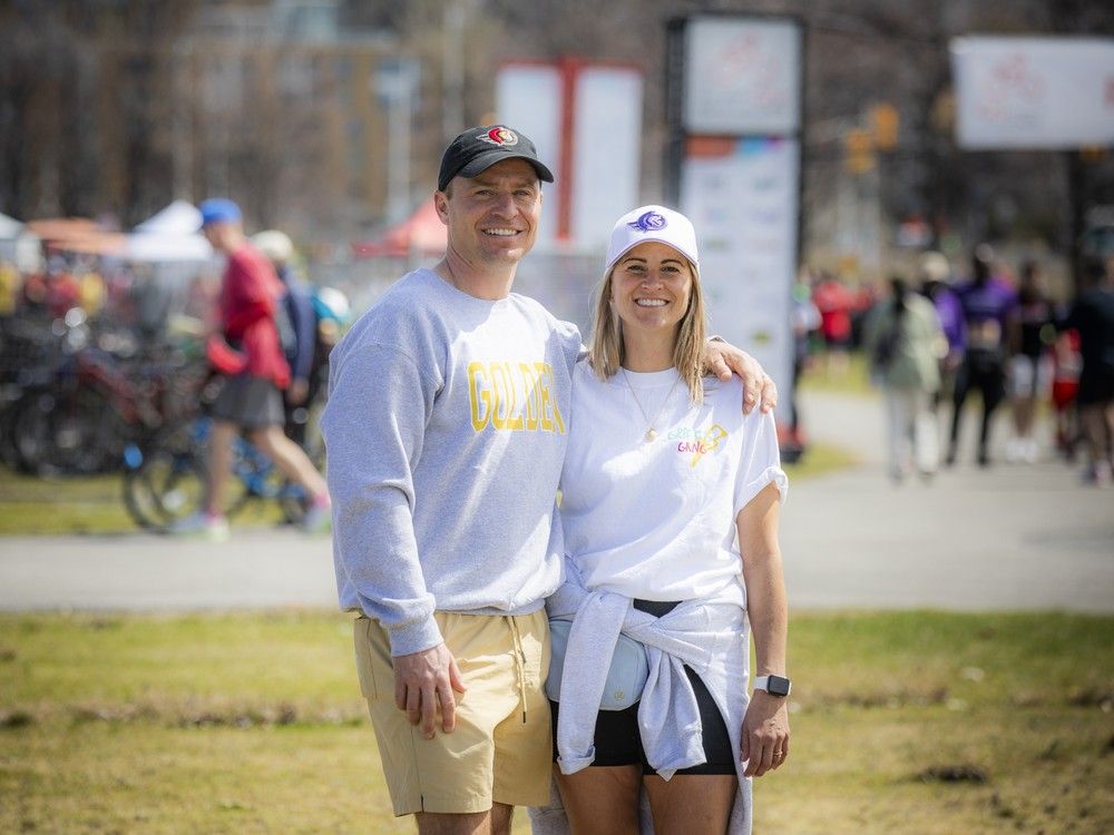  Evan and Tamy Bell lost their son just before last year’s event, but this year, under a sunlit sky, their unwavering dedication shone just as brightly as they continued to raise money and awareness for childhood cancer in his honour.