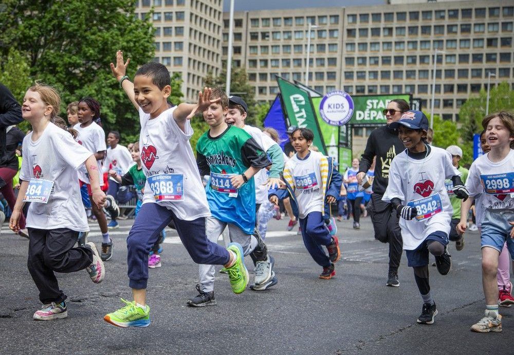  The sold-out Ottawa Kids Marathon was a 1.2-kilometre dash on Saturday afternoon.