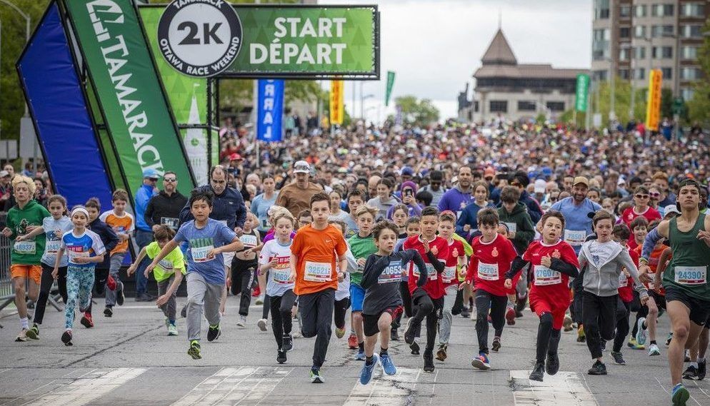  Families, first-timers, and young runners came together Saturday for the Ottawa 2K.