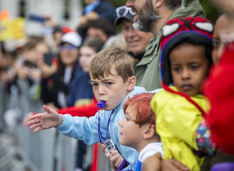  Families, first-timers, and young runners came together Saturday for the Ottawa 2K. The route was lined with supporters.