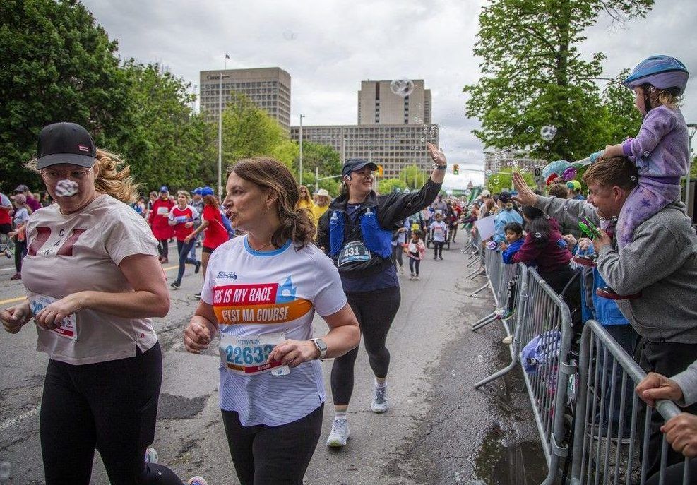  Families, first-timers, and young runners came together Saturday for the Ottawa 2K.