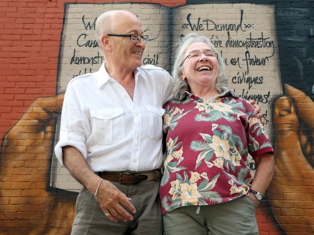  File photo from 2014: Barry Deeprose and the late Judy Girard, both local gay activists who were instrumental in improving relations with the Ottawa Police.