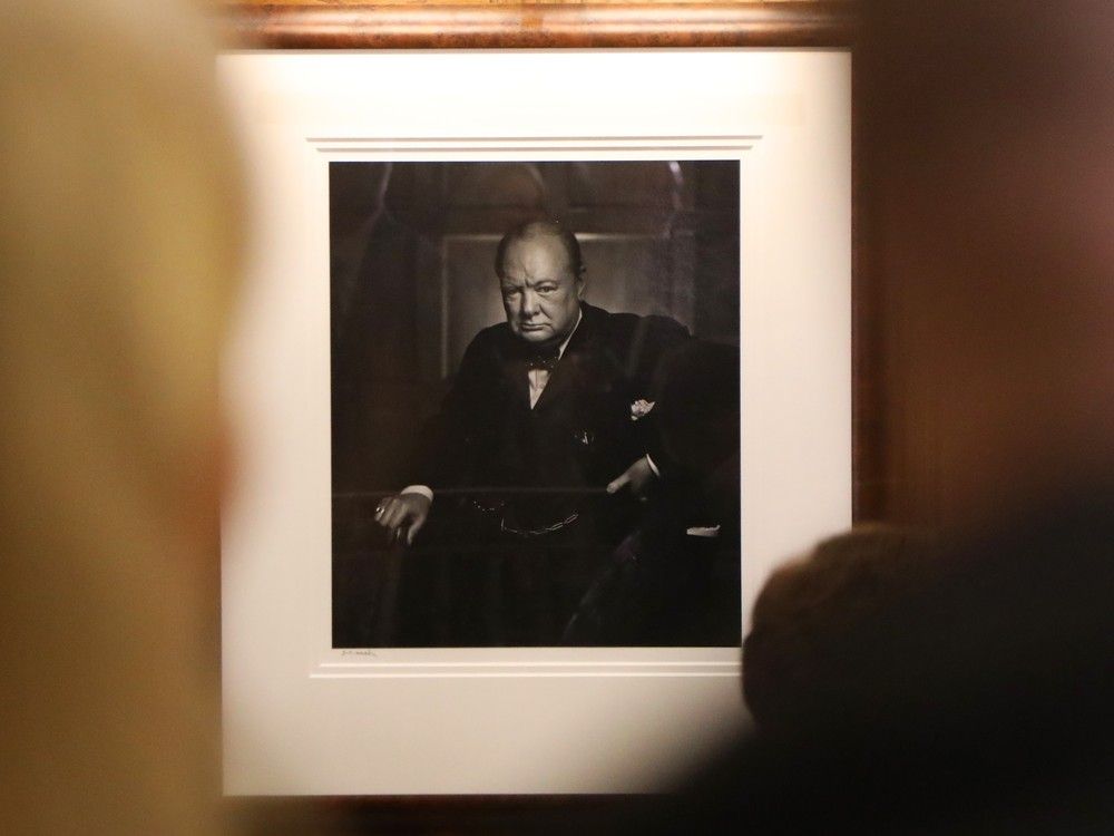  The Roaring Lion photograph of Winston Churchill by Yousuf Karsh was returned to its rightful place, November 15, 2024.