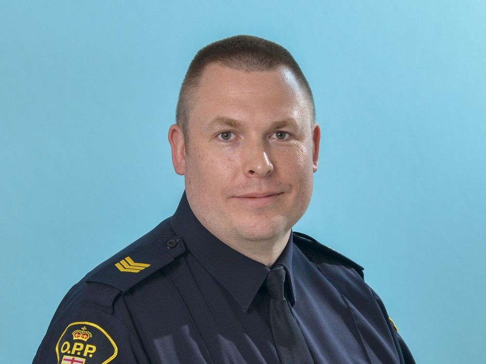  OPP Sgt. Eric Mueller was shot to death near Bourget, Ont., east of Ottawa, early on Thursday, May 11, 2023.