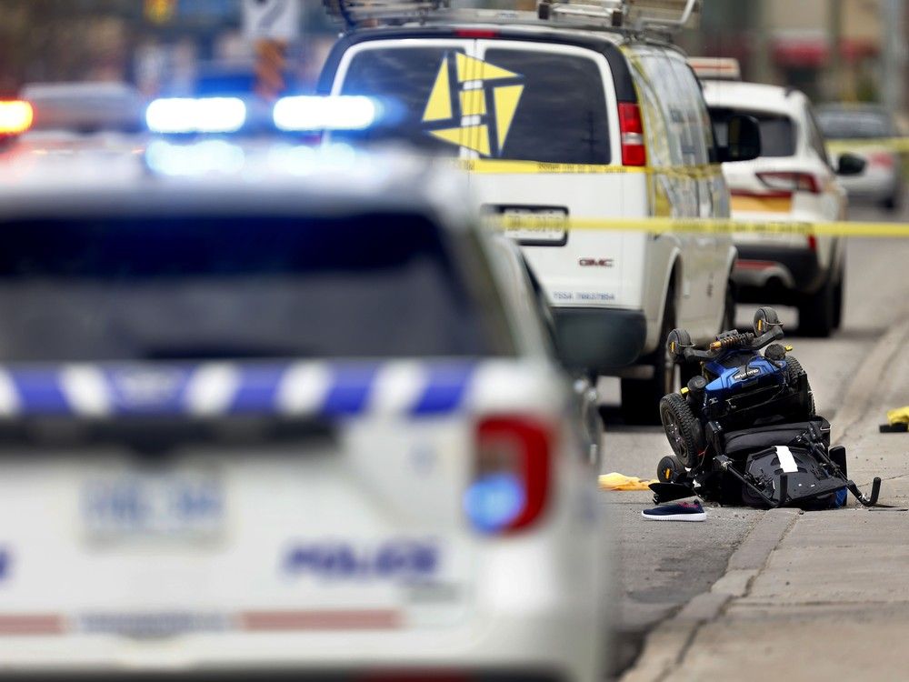  Ottawa Police were on the scene of a fatal accident on Industrial Avenue on Wednesday. A woman in a wheel chair was hit and killed by a white cargo van.