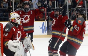 The Ottawa Charge celebrate victory