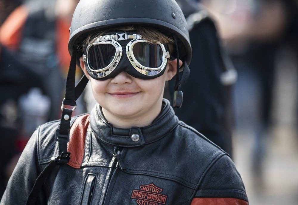  Ten-year-old Micah Yonin was all geared up and ready to roll with his dad.