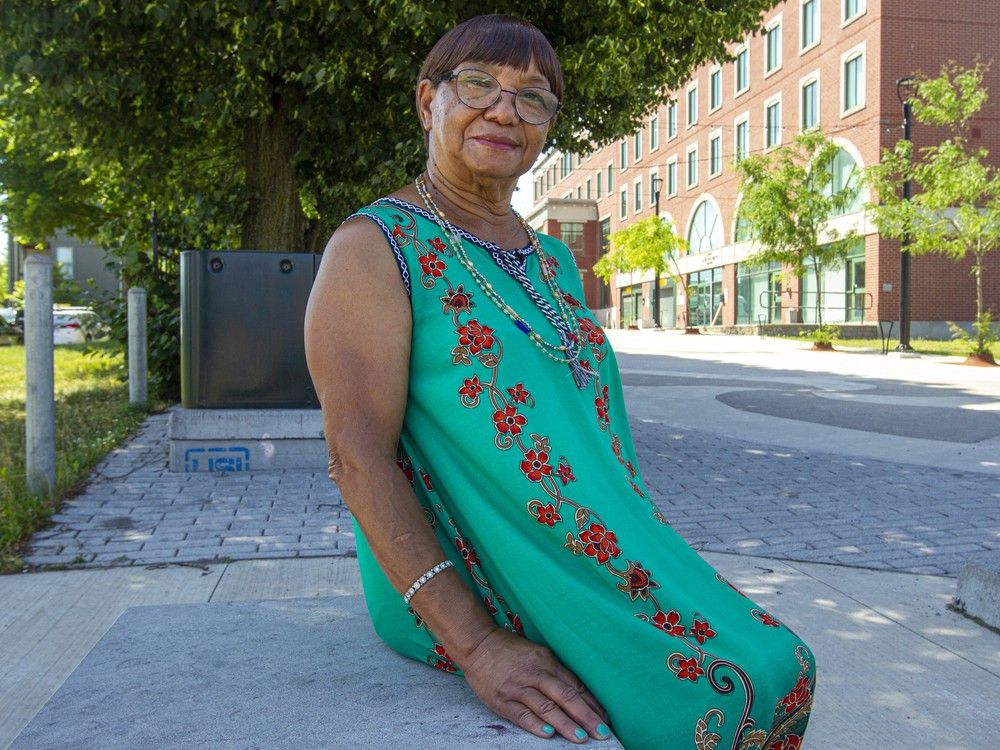  Gloria Russell chatted to me on a hot day in Vanier: ‘What makes us different is the heart.’ (Photo: Bruce Deachman, Postmedia)