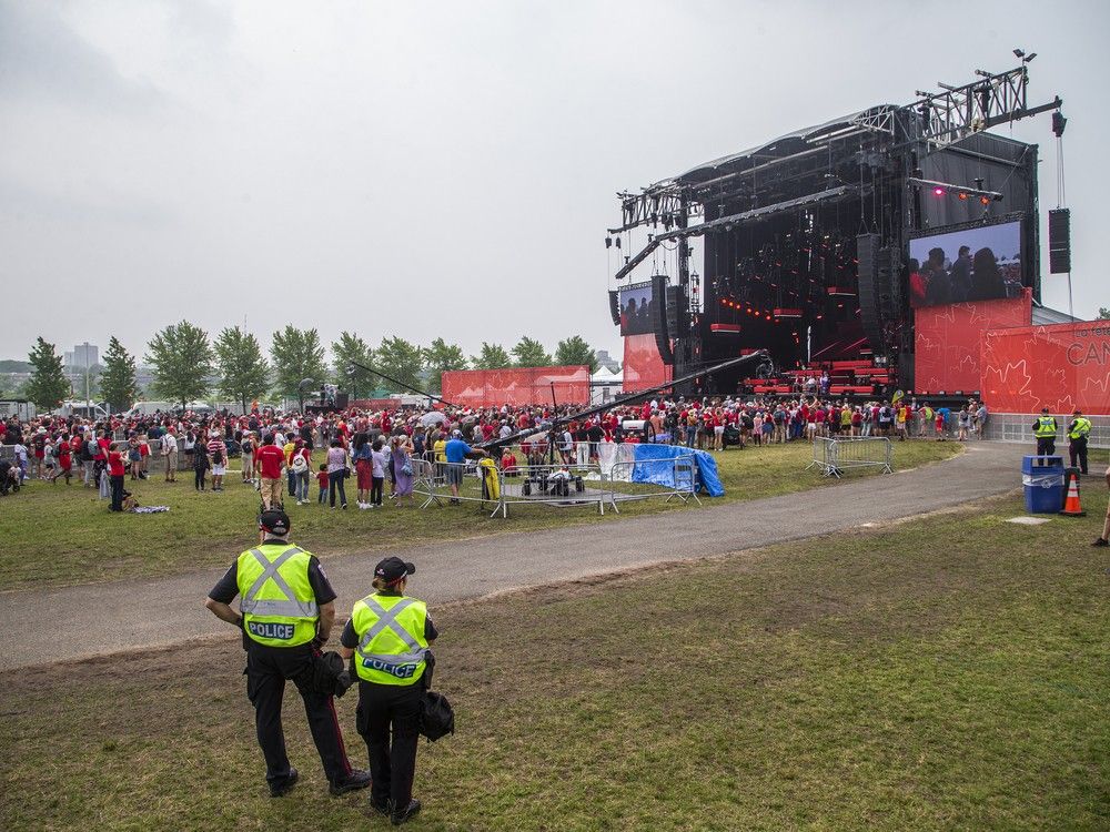  File photo/ Canada Day celebrations at LeBreton Flats Park.