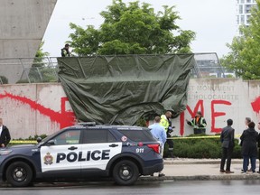 The Holocaust Memorial in Ottawa was vandalized on June 09, 2025.