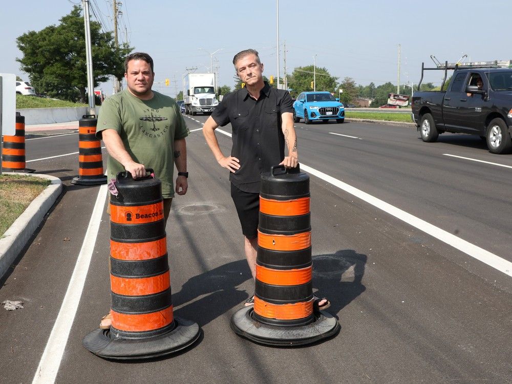 Today's letters: Why those pylons are piled on the roads