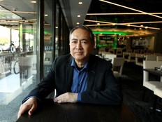 Peter Hum photographed at 1 Elgin at the NAC.