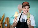Paxton Lipsett has been working at Beachconers since he was 10 and recently took an ice-cream-making science course at the University of Guelph.