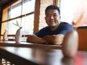 Lizardo Becerra, chef-owner of Barrio, poses for a photo in the ByWard market in Ottawa.
