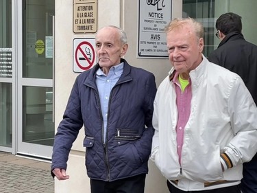 Bobby and Wally after their acquittals
