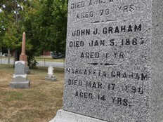 gravestones in Bell's Corners Union Cemetery
