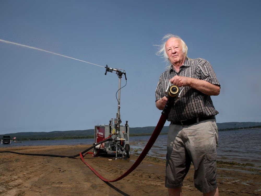 'A sprinkler system on steroids:' An Ottawa inventor and his wildfire protection device