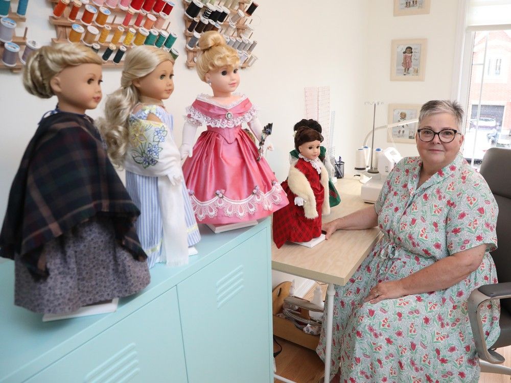 Patricia Sears makes custom, historical doll clothing that is shipped to customers in the U.S.