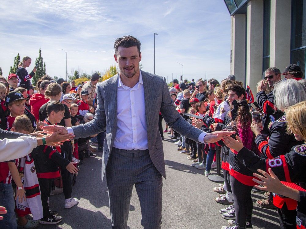 Drake Batherson puts Senators' new 'Hill We Choose' motto to the test