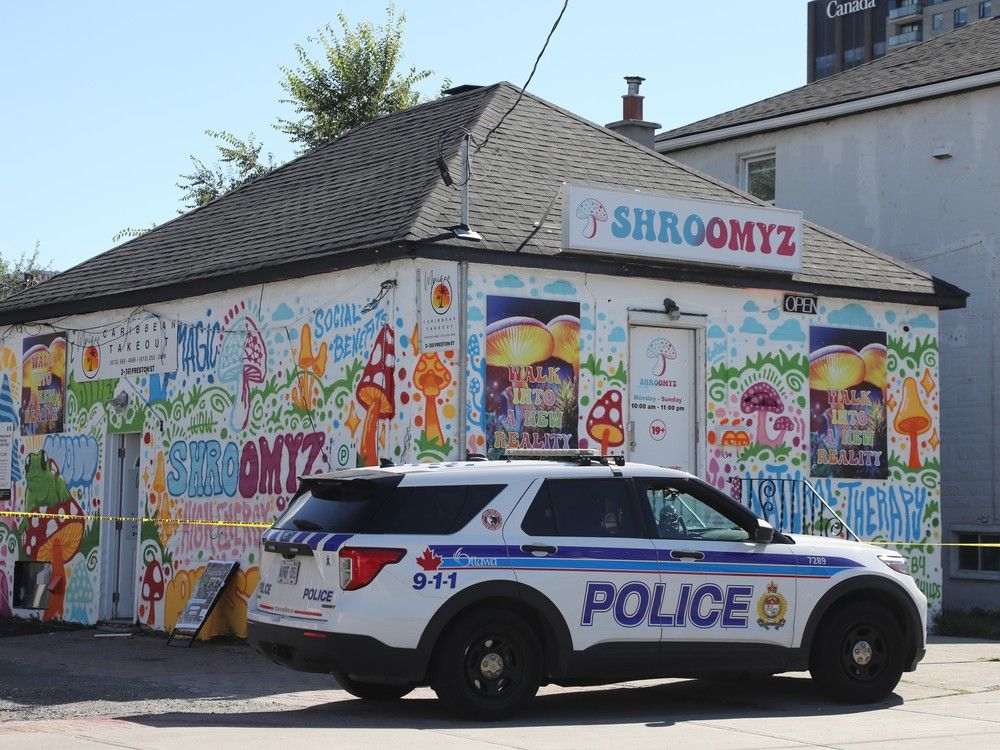  The scene after a fire on Preston Street in the ByWard Market on Sept. 8, 2025.