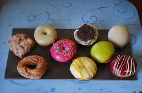 An assortment of doughnuts