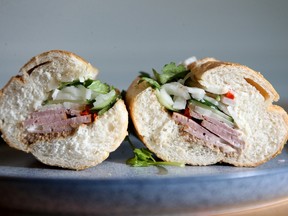 classic banh mi sandwich